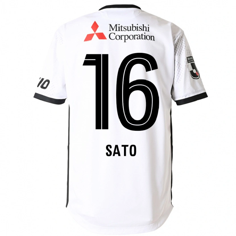 Danxen Kvinder Kein Sato #16 Royal Blå Hvid Udebane Spillertrøjer 2025/26 Trøje T-Shirt