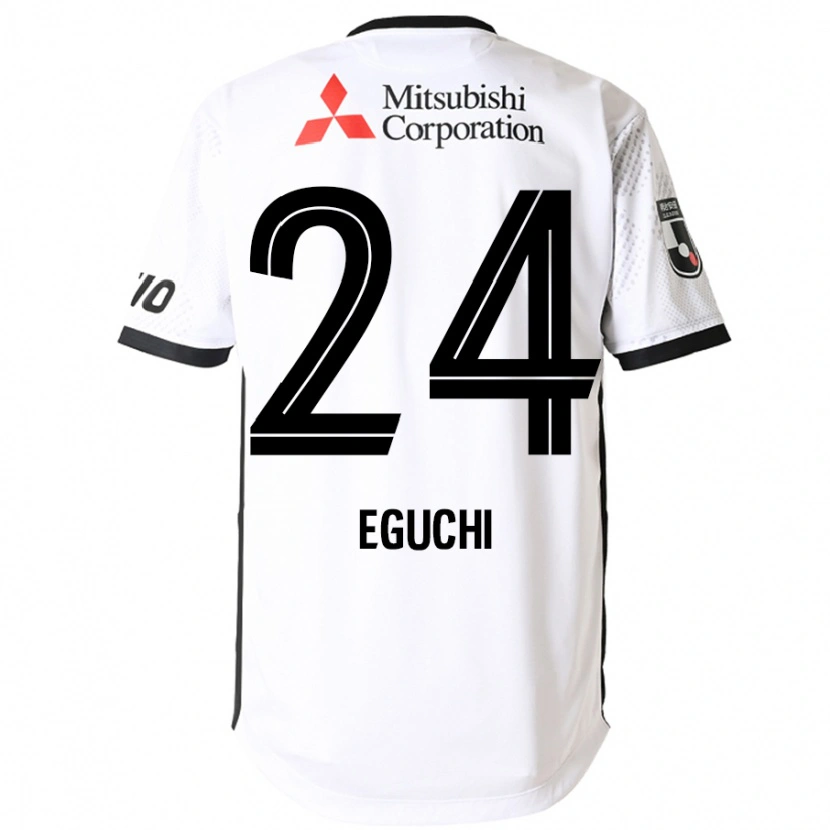 Danxen Kvinder Kaito Eguchi #24 Royal Blå Hvid Udebane Spillertrøjer 2025/26 Trøje T-Shirt