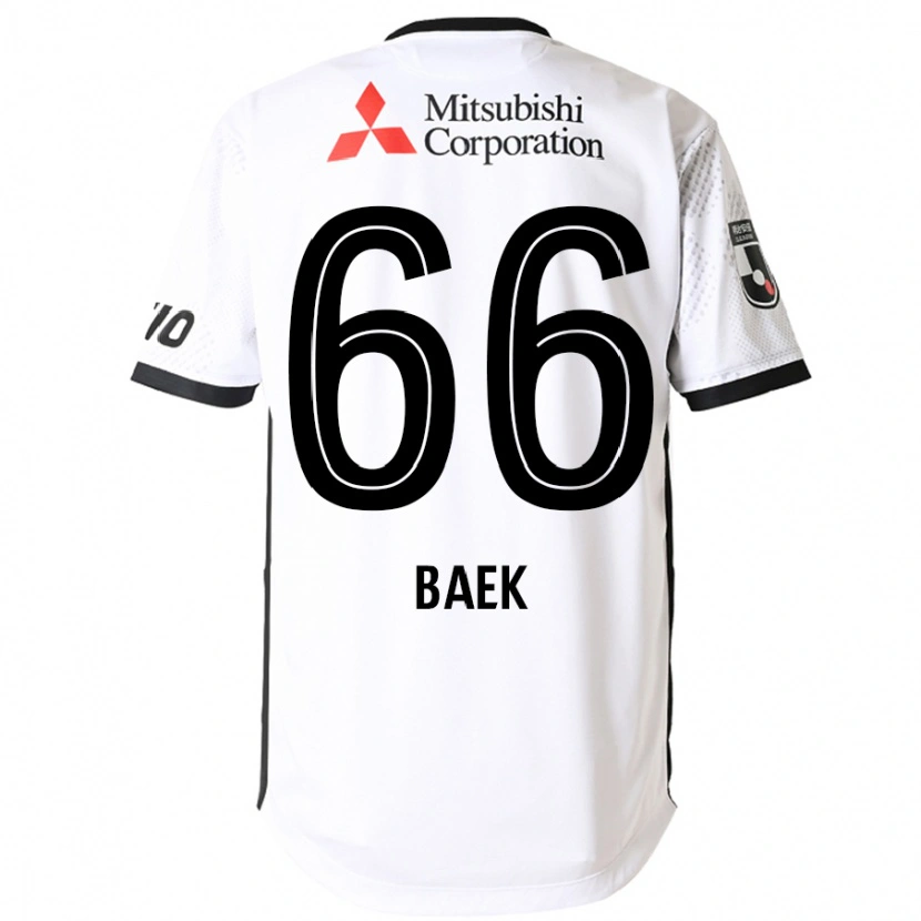 Danxen Kvinder In-Hwan Baek #66 Royal Blå Hvid Udebane Spillertrøjer 2025/26 Trøje T-Shirt