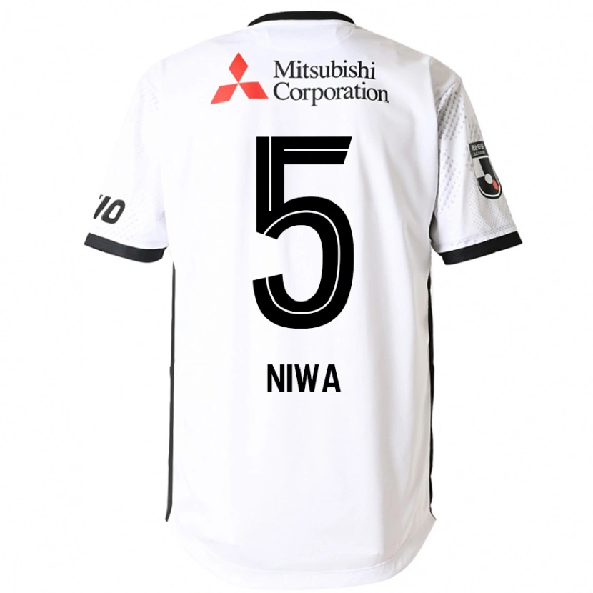 Danxen Kvinder Daiki Niwa #5 Royal Blå Hvid Udebane Spillertrøjer 2025/26 Trøje T-Shirt