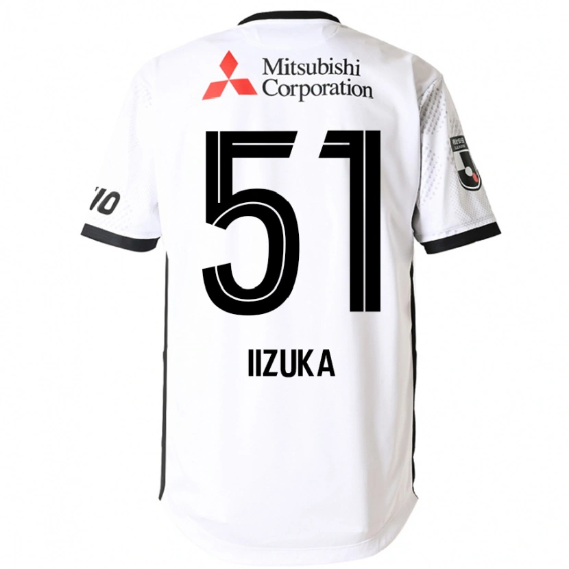 Danxen Kvinder Yoshihito Iizuka #51 Royal Blå Hvid Udebane Spillertrøjer 2025/26 Trøje T-Shirt