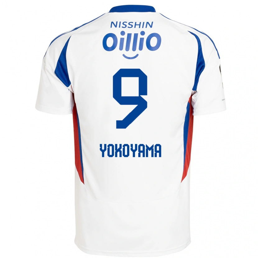 Danxen Kvinder Shunsuke Yokoyama #9 Royal Blå Hvid Udebane Spillertrøjer 2025/26 Trøje T-Shirt