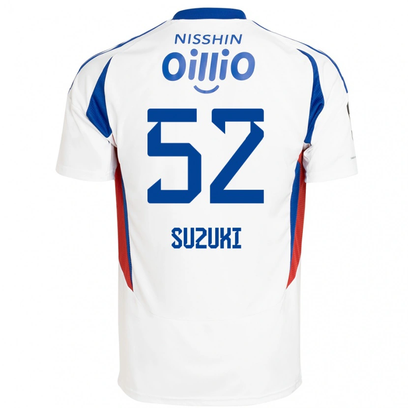 Danxen Kvinder Kai Suzuki #52 Royal Blå Hvid Udebane Spillertrøjer 2025/26 Trøje T-Shirt