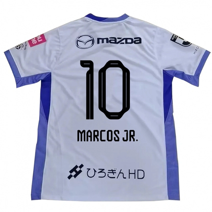 Danxen Kvinder Marcos Júnior #10 Lilla Orange Udebane Spillertrøjer 2025/26 Trøje T-Shirt
