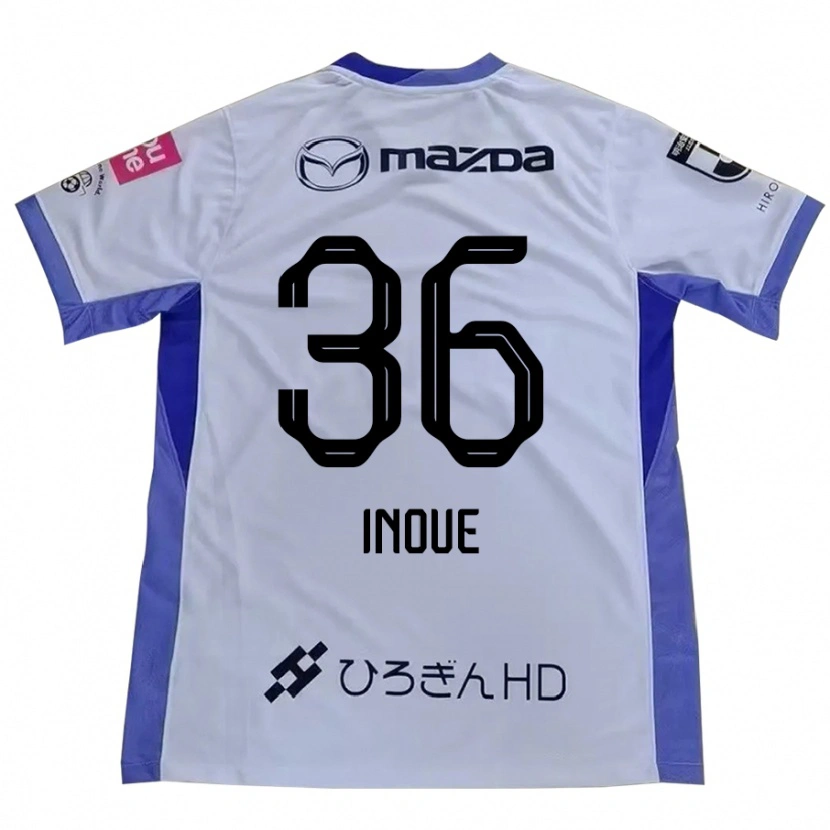 Danxen Kvinder Aren Inoue #36 Lilla Orange Udebane Spillertrøjer 2025/26 Trøje T-Shirt