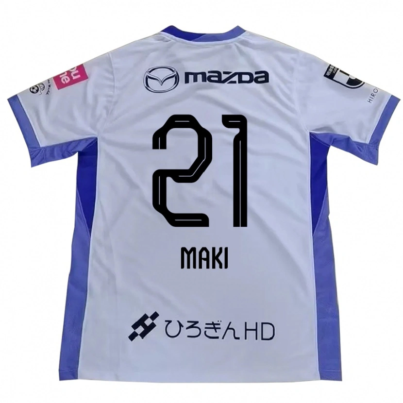 Danxen Kvinder Koharu Maki #21 Lilla Orange Udebane Spillertrøjer 2025/26 Trøje T-Shirt