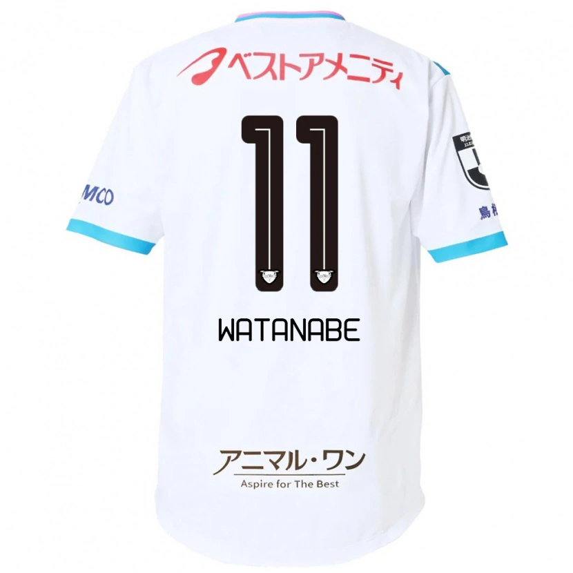 Danxen Kvinder Shion Watanabe #11 Blå Pink Udebane Spillertrøjer 2025/26 Trøje T-Shirt