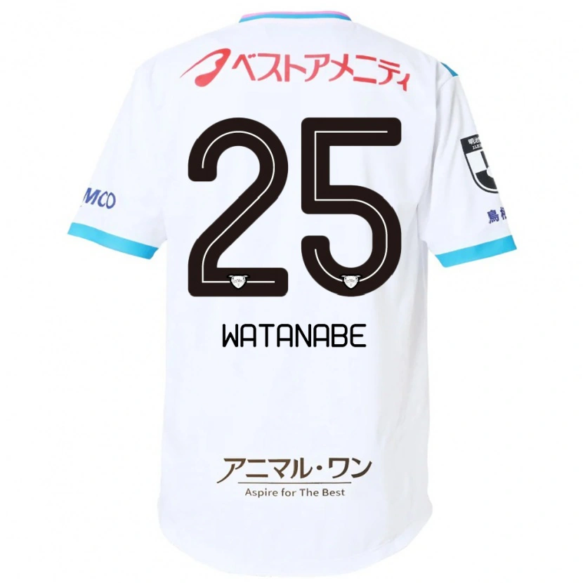 Danxen Kvinder Ryohei Watanabe #25 Blå Pink Udebane Spillertrøjer 2025/26 Trøje T-Shirt