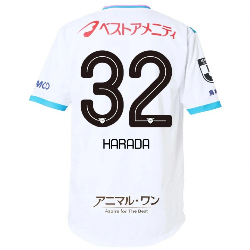 Danxen Kvinder Rentaro Harada #32 Blå Pink Udebane Spillertrøjer 2025/26 Trøje T-Shirt