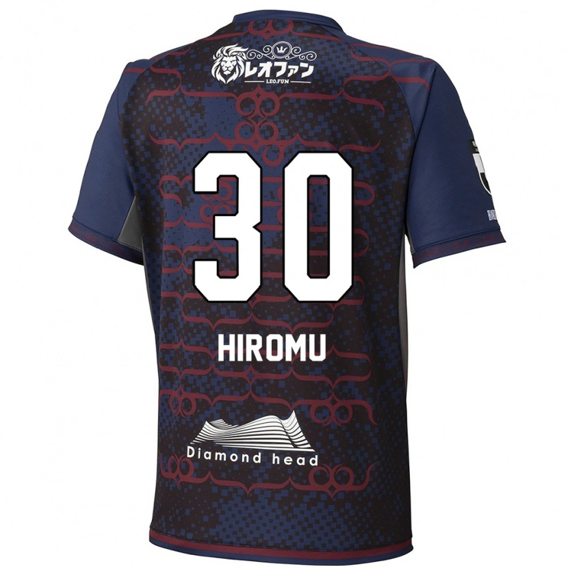 Danxen Kvinder Hiromu Tanaka #30 Rød Sort Udebane Spillertrøjer 2025/26 Trøje T-Shirt