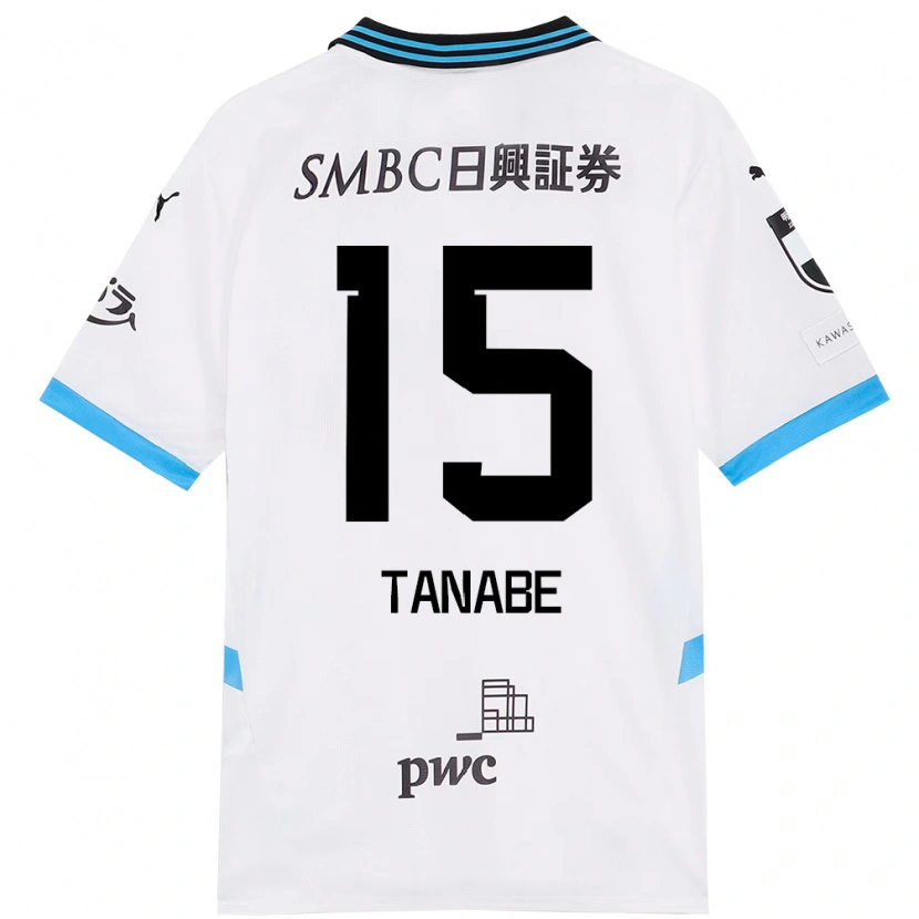 Danxen Kvinder Shuto Tanabe #15 Himmelblå Sort Udebane Spillertrøjer 2025/26 Trøje T-Shirt