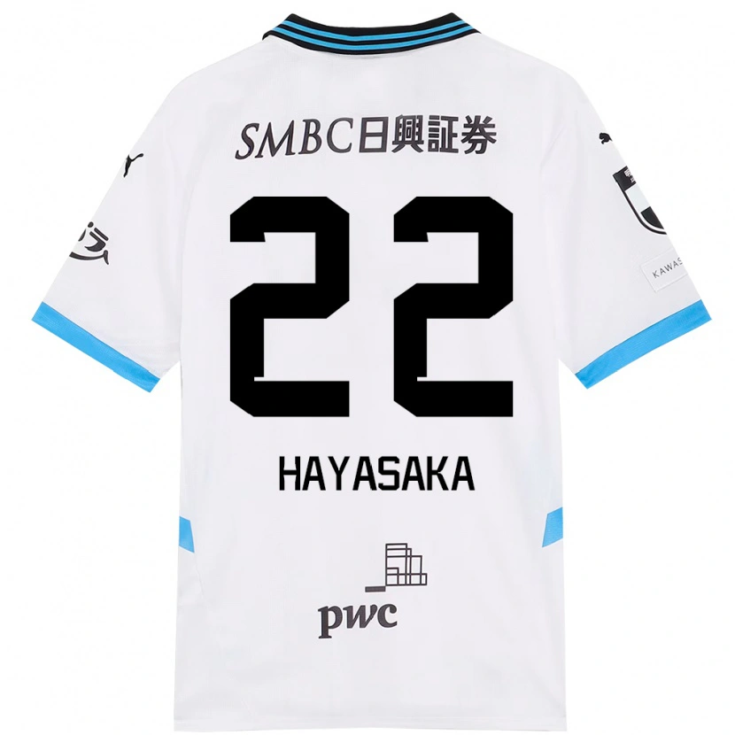 Danxen Kvinder Yuki Hayasaka #22 Himmelblå Sort Udebane Spillertrøjer 2025/26 Trøje T-Shirt