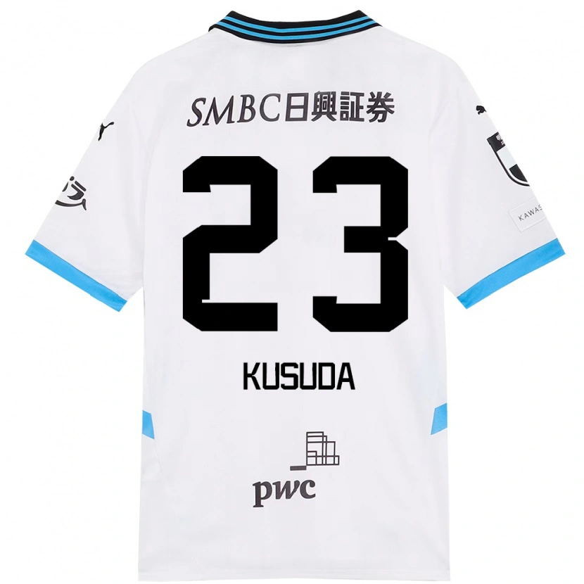 Danxen Kvinder Haruki Kusuda #23 Himmelblå Sort Udebane Spillertrøjer 2025/26 Trøje T-Shirt