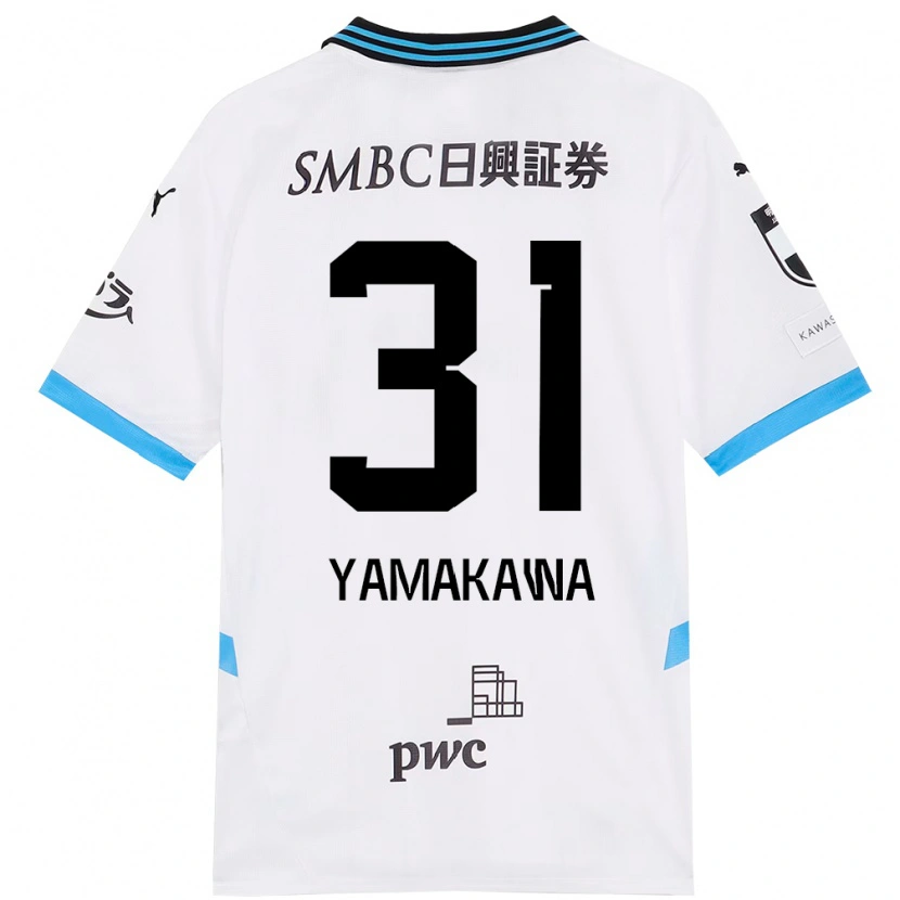 Danxen Kvinder Yohei Yamakawa #31 Himmelblå Sort Udebane Spillertrøjer 2025/26 Trøje T-Shirt
