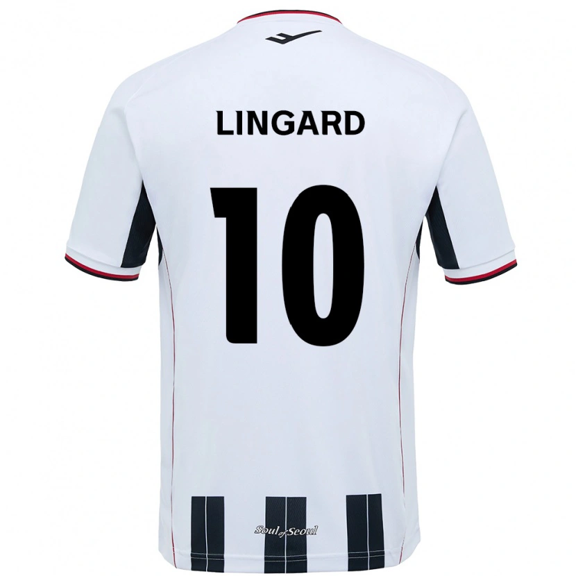 Danxen Kvinder Jesse Lingard #10 Sort Rød Udebane Spillertrøjer 2025/26 Trøje T-Shirt