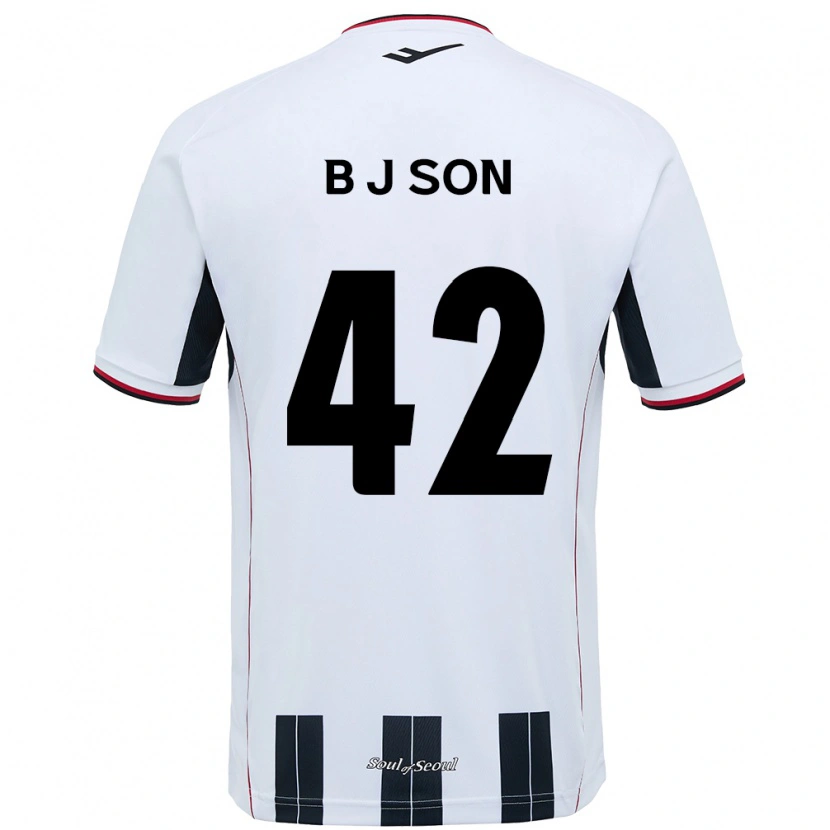 Danxen Kvinder Jeong-Beom Son #42 Sort Rød Udebane Spillertrøjer 2025/26 Trøje T-Shirt
