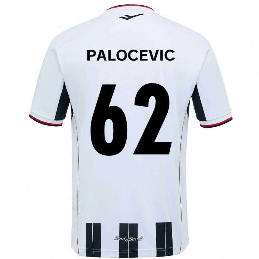 Danxen Kvinder Aleksandar Palocevic #62 Sort Rød Udebane Spillertrøjer 2025/26 Trøje T-Shirt