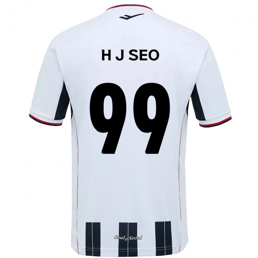 Danxen Kvinder Ju-Hwan Seo #99 Sort Rød Udebane Spillertrøjer 2025/26 Trøje T-Shirt
