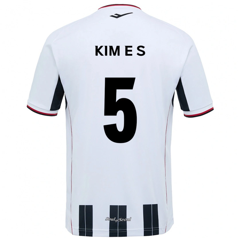 Danxen Kvinder Kim Eun-Sol #5 Sort Rød Udebane Spillertrøjer 2025/26 Trøje T-Shirt