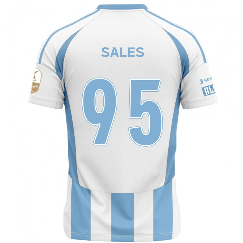 Danxen Kvinder Matheus Sales #95 Royal Blå Gul Udebane Spillertrøjer 2025/26 Trøje T-Shirt