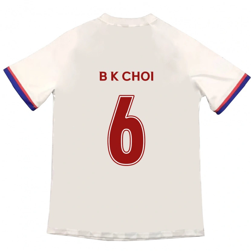 Danxen Kvinder Kyu-Baek Choi #6 Royal Blå Rød Udebane Spillertrøjer 2025/26 Trøje T-Shirt