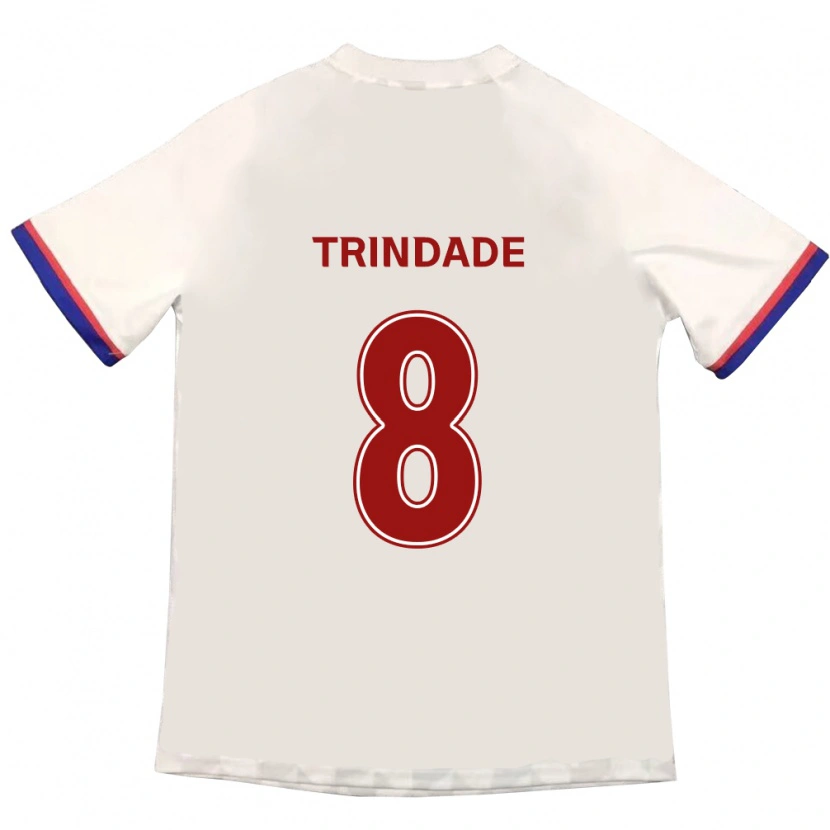 Danxen Kvinder Matheus Trindade #8 Royal Blå Rød Udebane Spillertrøjer 2025/26 Trøje T-Shirt