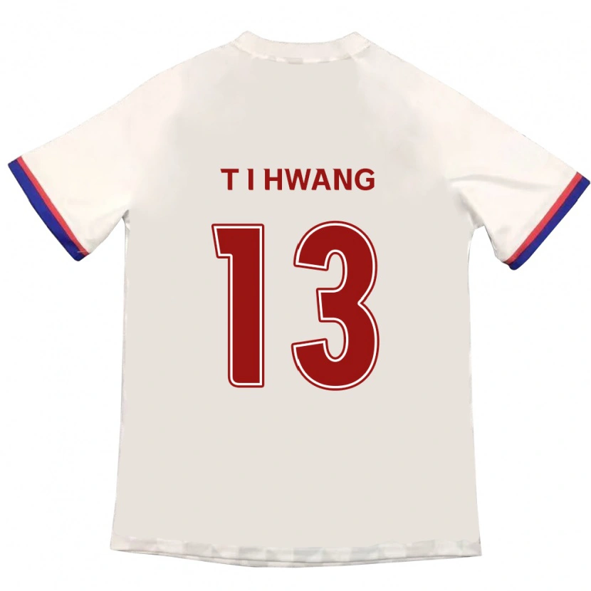 Danxen Kvinder In-Taek Hwang #13 Royal Blå Rød Udebane Spillertrøjer 2025/26 Trøje T-Shirt