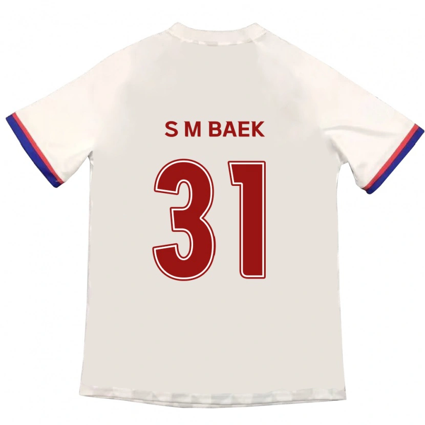 Danxen Kvinder Seung-Min Baek #31 Royal Blå Rød Udebane Spillertrøjer 2025/26 Trøje T-Shirt