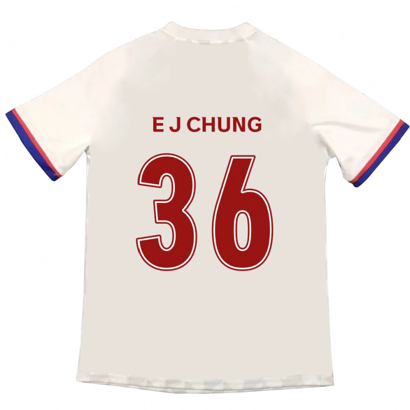 Danxen Kvinder Joshua Eui-Jin Chung #36 Royal Blå Rød Udebane Spillertrøjer 2025/26 Trøje T-Shirt