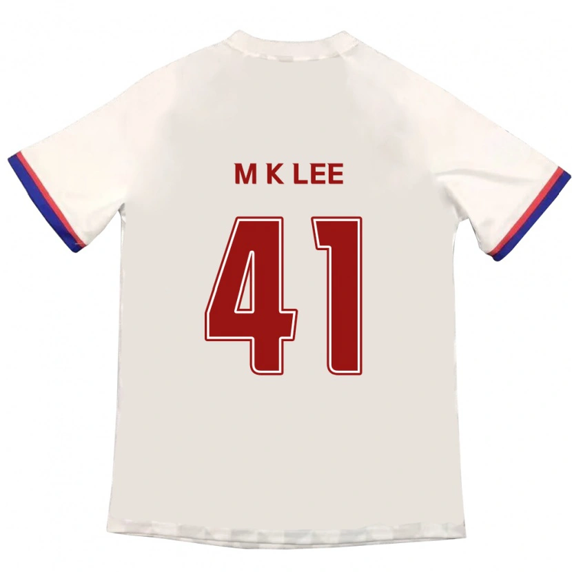 Danxen Kvinder Kyung-Min Lee #41 Royal Blå Rød Udebane Spillertrøjer 2025/26 Trøje T-Shirt