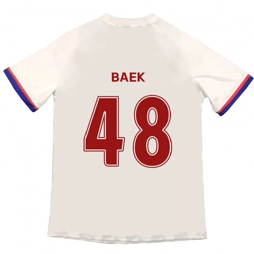 Danxen Kvinder Kyeong Baek #48 Royal Blå Rød Udebane Spillertrøjer 2025/26 Trøje T-Shirt