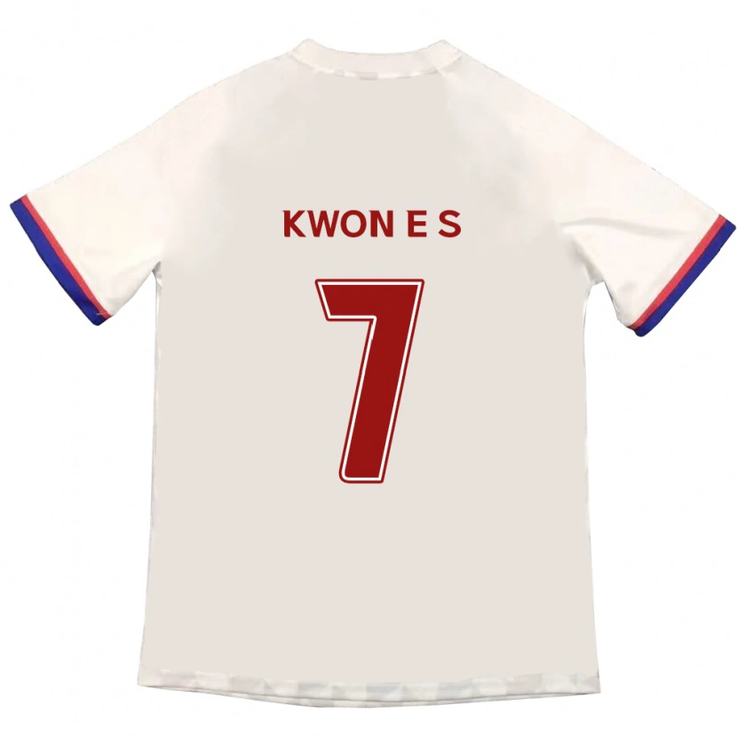 Danxen Kvinder Kwon Eun-Som #7 Royal Blå Rød Udebane Spillertrøjer 2025/26 Trøje T-Shirt