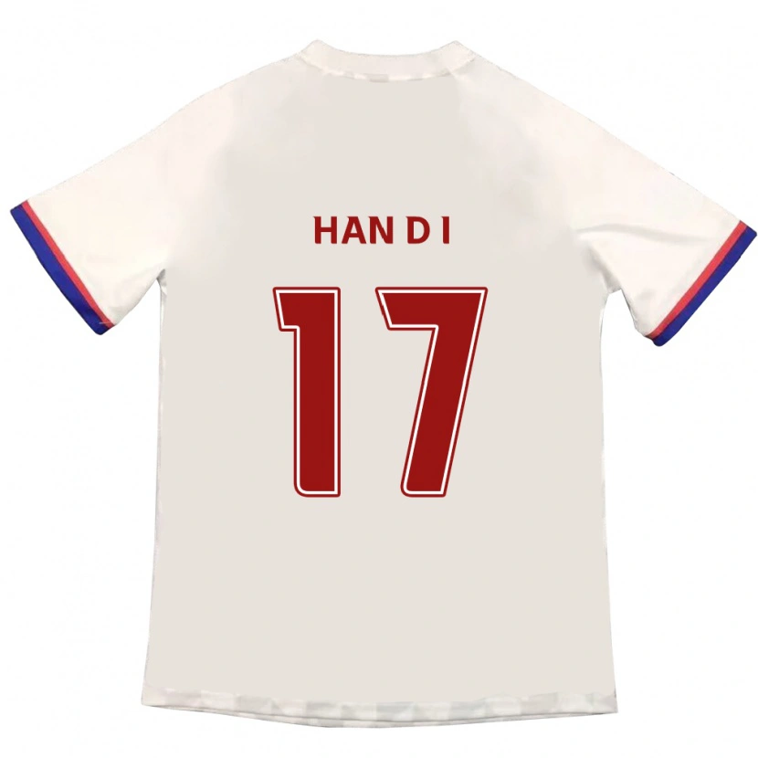 Danxen Kvinder Han Da-In #17 Royal Blå Rød Udebane Spillertrøjer 2025/26 Trøje T-Shirt