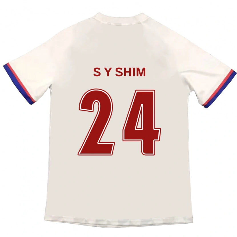 Danxen Kvinder Shim Seo-Yeon #24 Royal Blå Rød Udebane Spillertrøjer 2025/26 Trøje T-Shirt