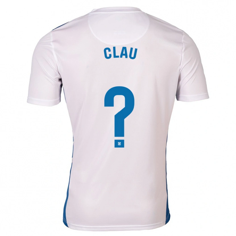 Danxen Kvinder Claudia Roldán Blanco #0 Hvid Blå Hjemmebane Spillertrøjer 2025/26 Trøje T-Shirt