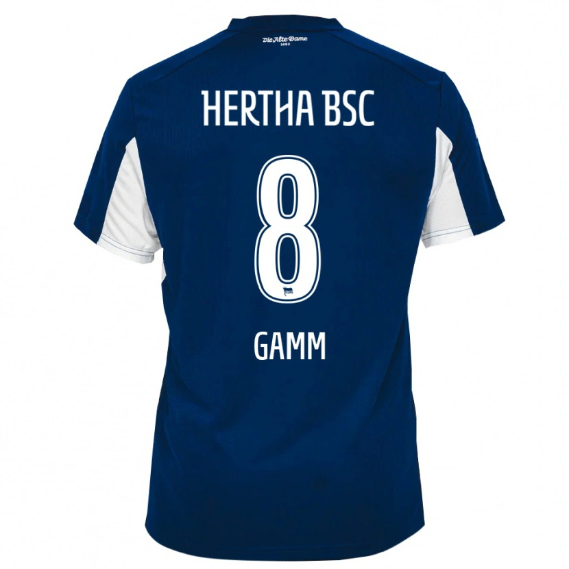 Danxen Kvinder Giorgio Gamm #8 Hvid Blå Hjemmebane Spillertrøjer 2025/26 Trøje T-Shirt