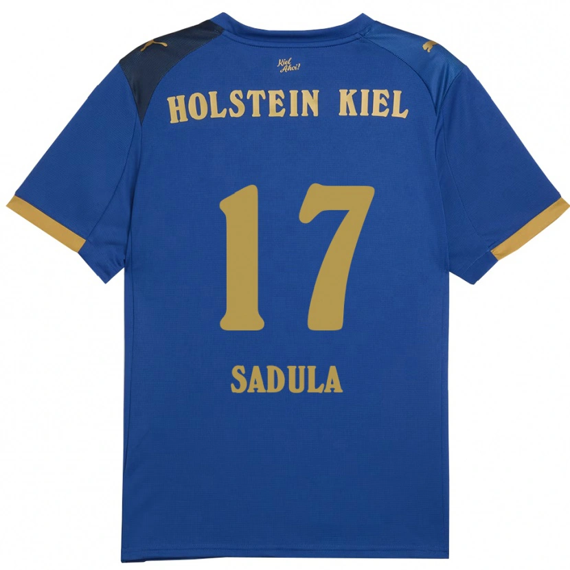 Danxen Kvinder Orhun Sadula #17 Blå Guld Hjemmebane Spillertrøjer 2025/26 Trøje T-Shirt