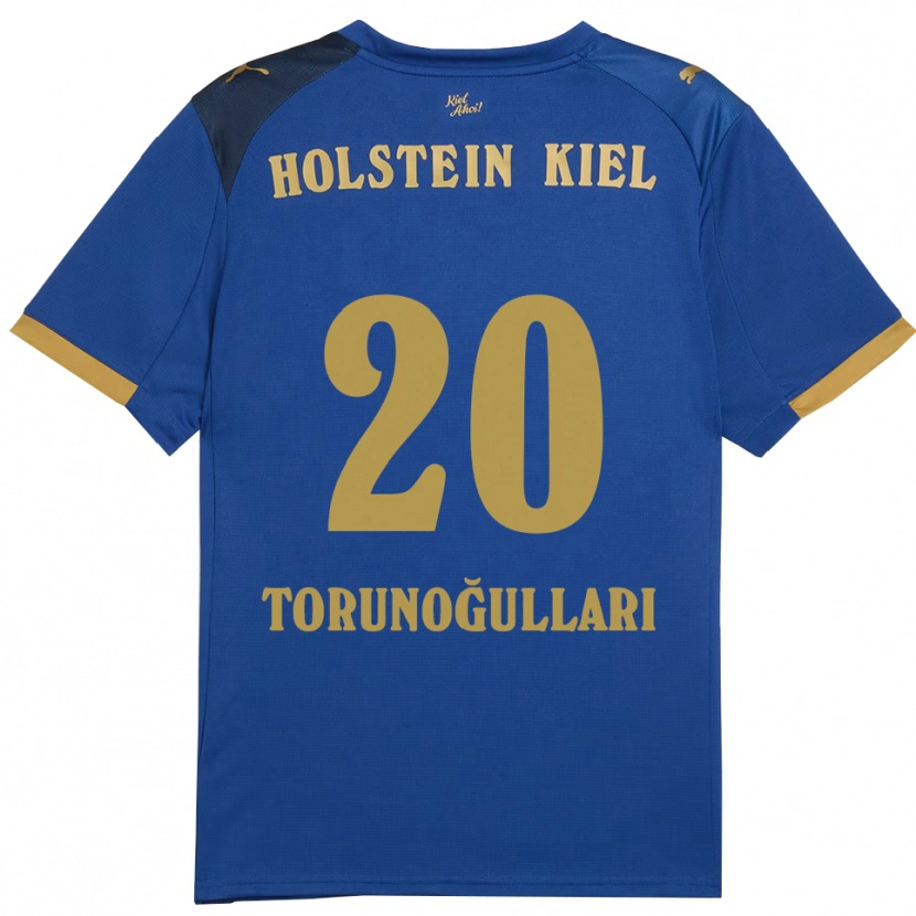 Danxen Kvinder Emin Torunoğulları #20 Blå Guld Hjemmebane Spillertrøjer 2025/26 Trøje T-Shirt