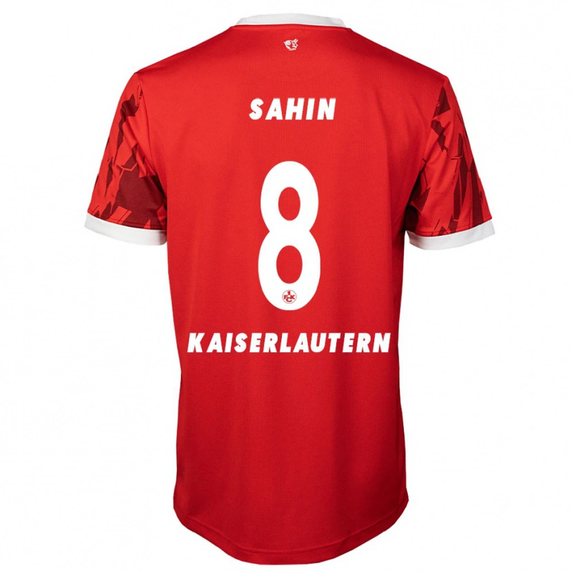 Danxen Kvinder Semih Sahin #8 Rød Hvid Hjemmebane Spillertrøjer 2025/26 Trøje T-Shirt