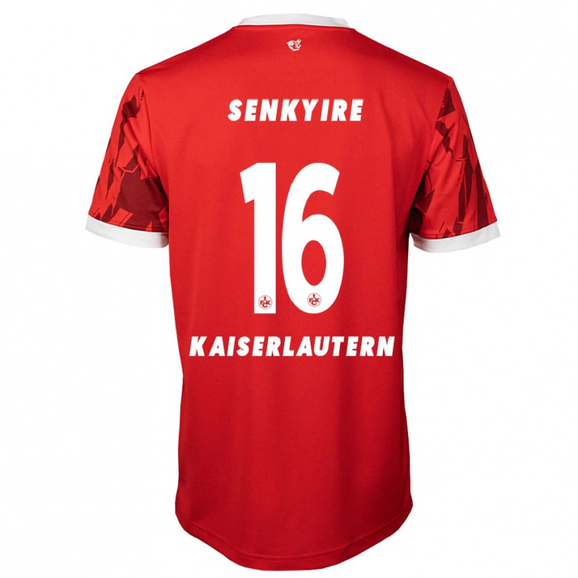 Danxen Kvinder Benny Senkyire #16 Rød Hvid Hjemmebane Spillertrøjer 2025/26 Trøje T-Shirt