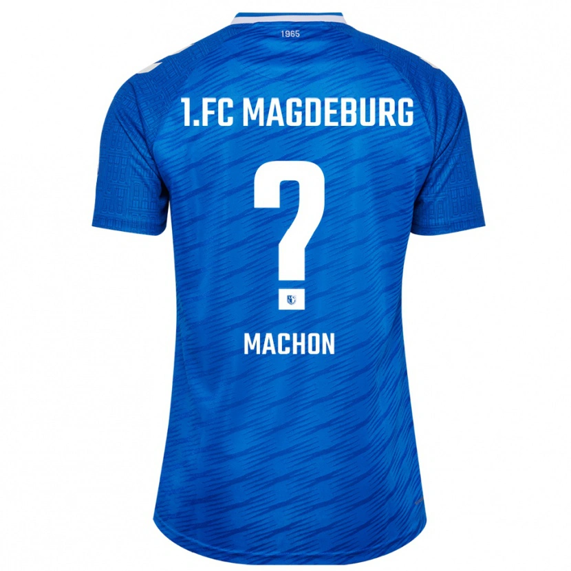 Danxen Kvinder Max Machon #0 Blå Hvid Hjemmebane Spillertrøjer 2025/26 Trøje T-Shirt