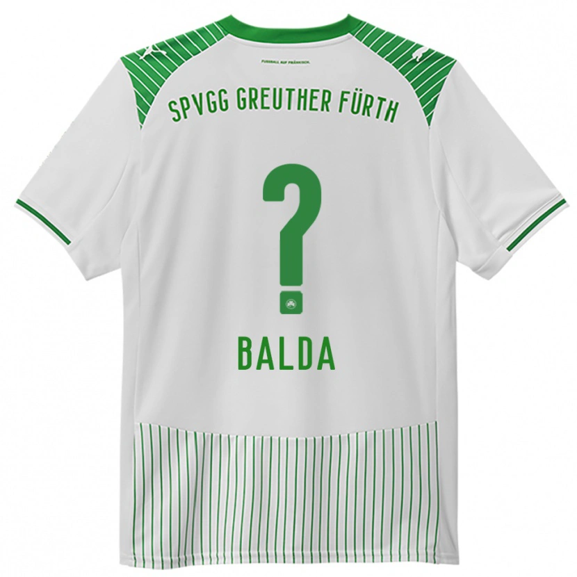 Danxen Kvinder Daniela Balda #0 Hvid Grøn Hjemmebane Spillertrøjer 2025/26 Trøje T-Shirt