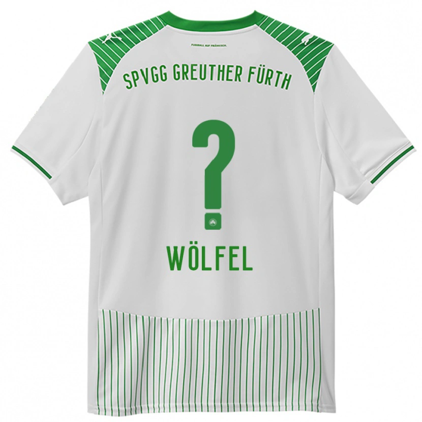 Danxen Kvinder Luisa Wölfel #0 Hvid Grøn Hjemmebane Spillertrøjer 2025/26 Trøje T-Shirt