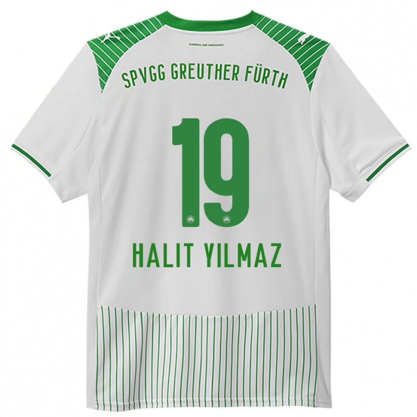 Danxen Kvinder Halit Yılmaz #19 Hvid Grøn Hjemmebane Spillertrøjer 2025/26 Trøje T-Shirt