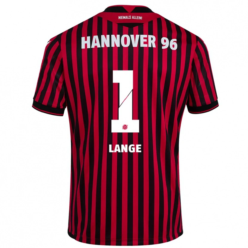 Danxen Kvinder Tom Lange #1 Rød Sort Hjemmebane Spillertrøjer 2025/26 Trøje T-Shirt