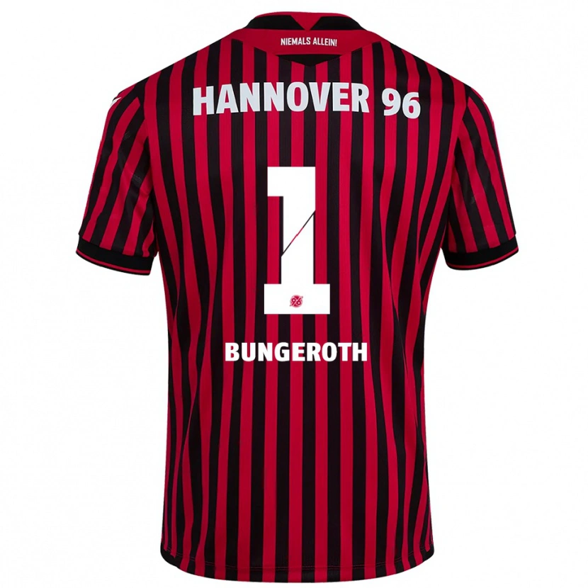 Danxen Kvinder Leah Bungeroth #1 Rød Sort Hjemmebane Spillertrøjer 2025/26 Trøje T-Shirt