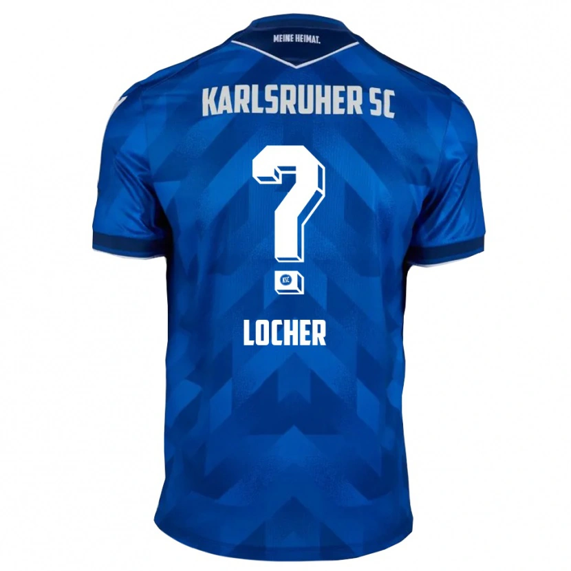 Danxen Kvinder Lena Locher #0 Blå Hvid Hjemmebane Spillertrøjer 2025/26 Trøje T-Shirt