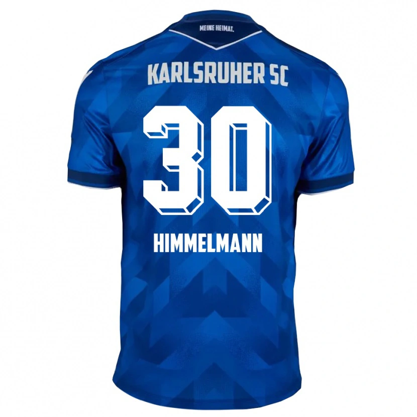 Danxen Kvinder Robin Himmelmann #30 Blå Hvid Hjemmebane Spillertrøjer 2025/26 Trøje T-Shirt