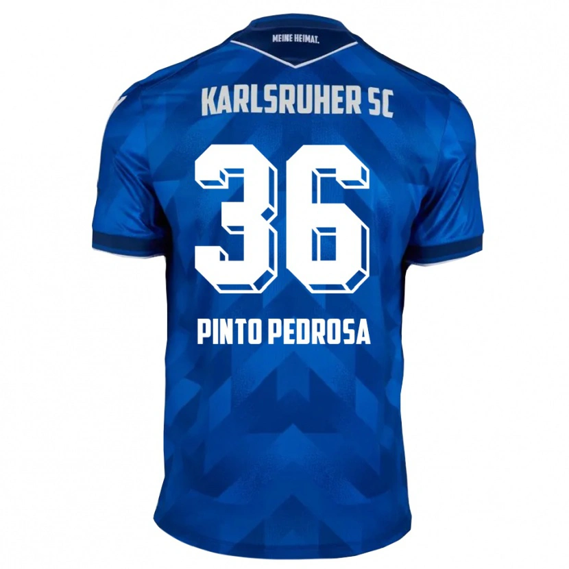 Danxen Kvinder Rafael Pinto Pedrosa #36 Blå Hvid Hjemmebane Spillertrøjer 2025/26 Trøje T-Shirt