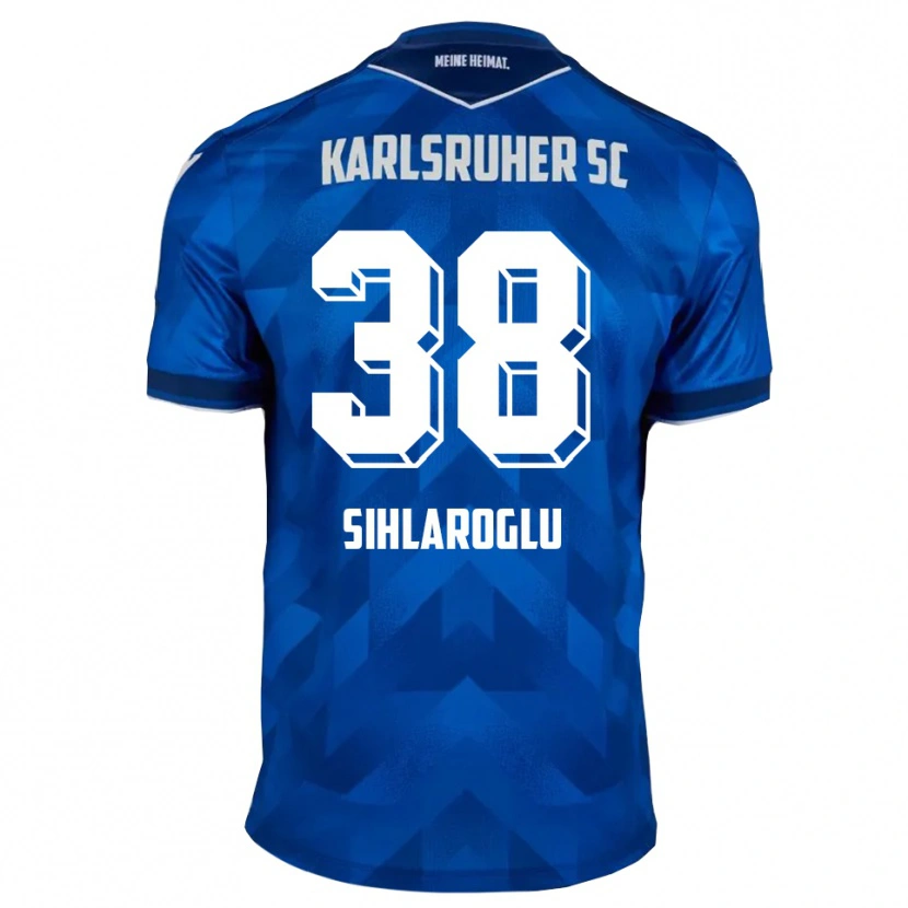 Danxen Kvinder Efe-Kaan Sihlaroglu #38 Blå Hvid Hjemmebane Spillertrøjer 2025/26 Trøje T-Shirt